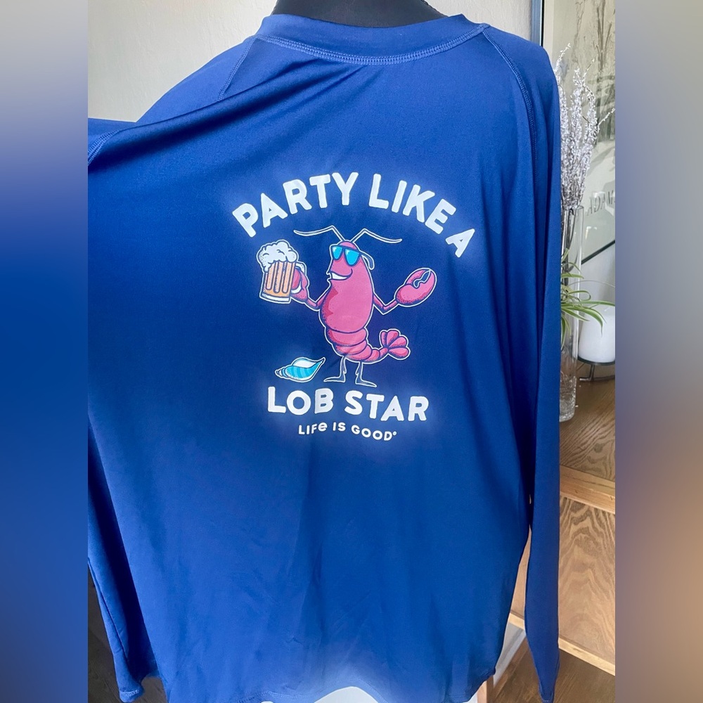 Life is Good “Party like a Lob Star” long sleeve shirt- Size XL